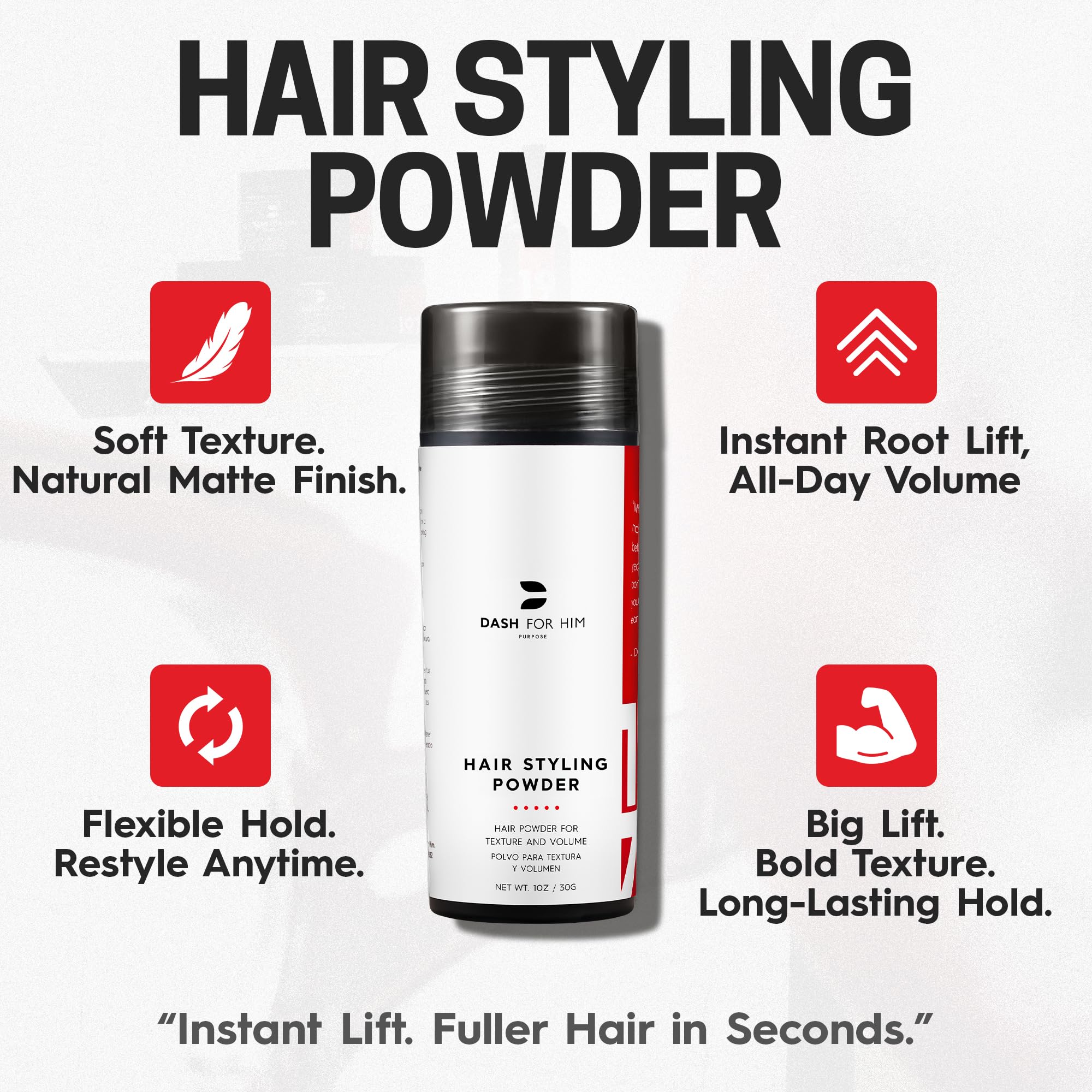 Amazon.com: Hair Powder for Men, Root Lifter Texturizing