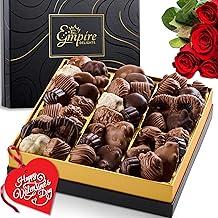 Valentines Day Chocolate Gift Box &ndash; Assorted Gourmet Chocolate Gifts for Her, Perfect Valentines Day Gifts for Her - Food Gift Basket for Women and Men