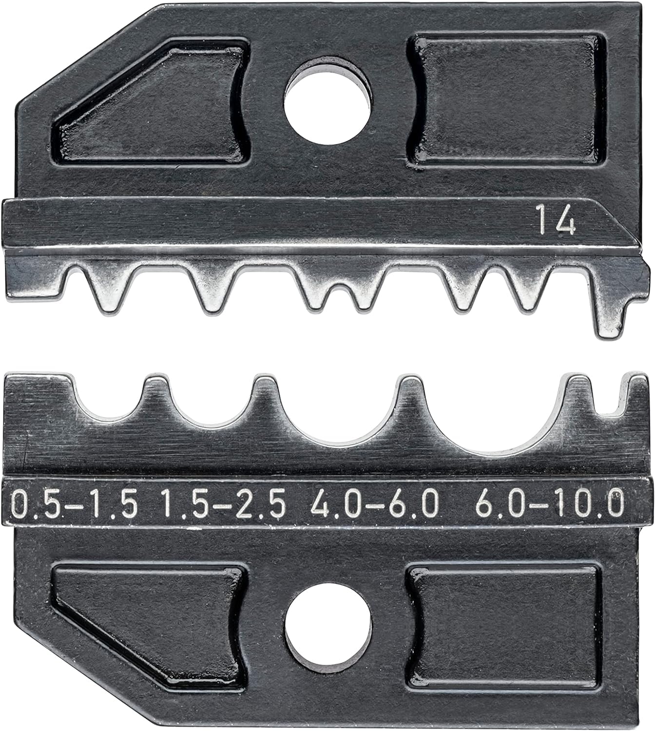 Knipex, 97 Crimp Die, Cable Lug, Wire size 0, 5 → 10mm²