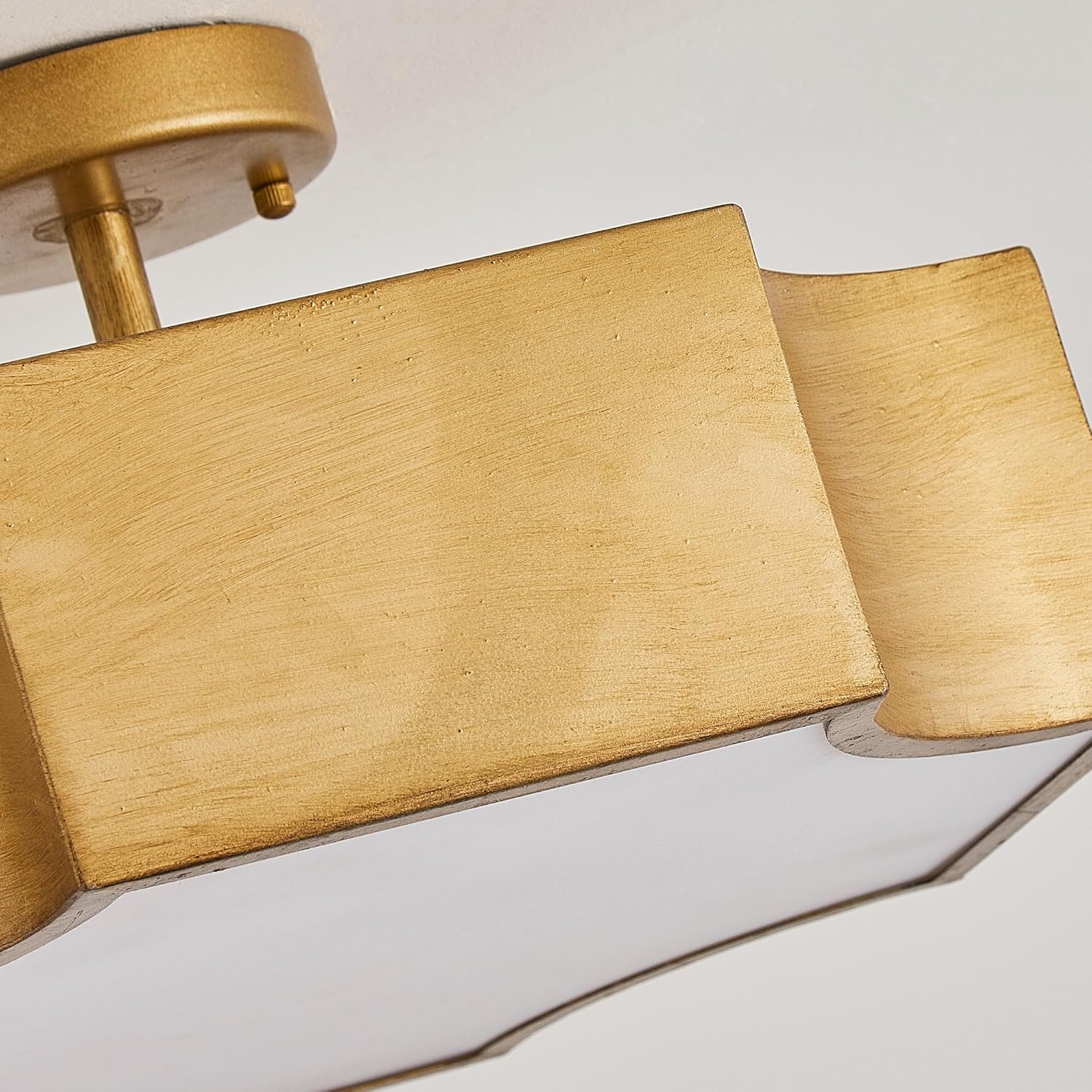 Chandeliers for Dining Room, Gold Chandelier Over Table, Modern Farmhouse Flush Mount Ceiling Lights Pendant Lamp Light Fixture for Bedroom Foyer Kitchen Living Room Hallway Entryway, 3-Light