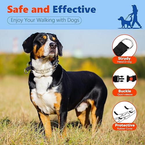 Miniatura 4 de Supet Collar de entrenamiento para perros, collar de entrenamiento ajustable para perros