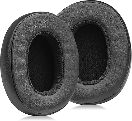 MOLGRIA Almohadillas para los oídos, almohadillas de cuero de proteína de repuesto para Skullcandy Crusher Wireless Crusher Evo ANC HESH 3.0