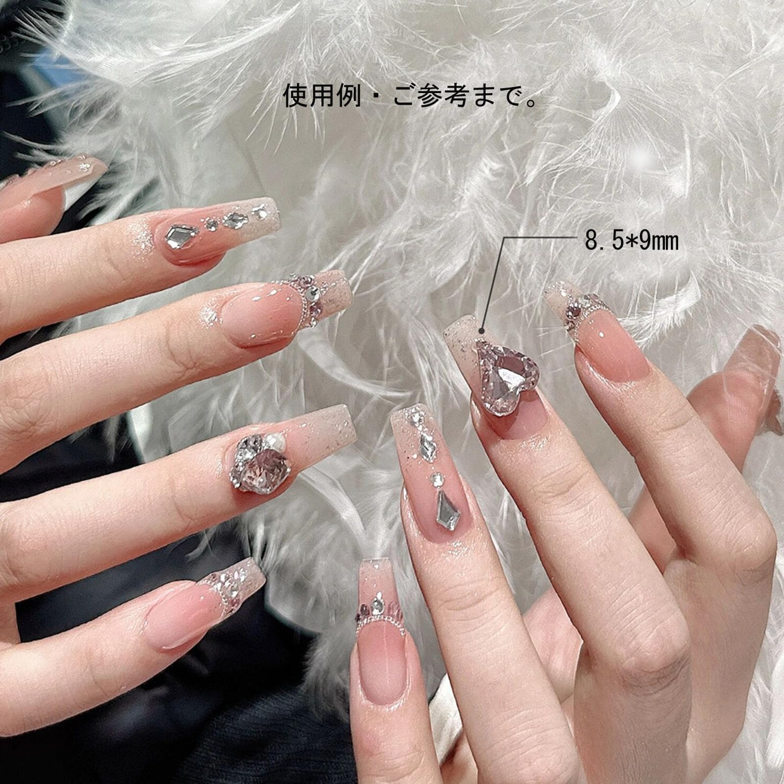 Amazon.co.jp: CQJSYLネイルラインストーン ネイルパーツ ライン
