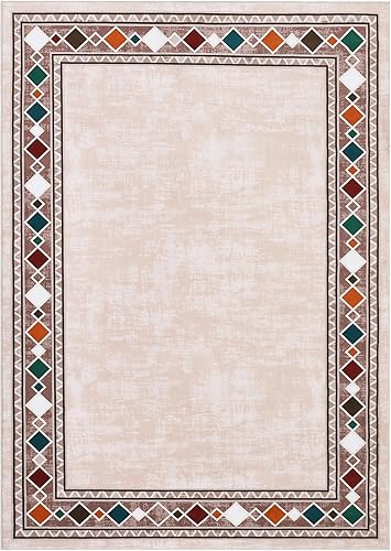 Miniatura 10 de Zacoo Tapete para puerta de interior de 2 x 3 pies, color azul marino, moderno, antideslizante, lavable, para sala de estar, de franela, suave,