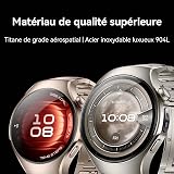 HUAWEI WATCH 5 46mm Smartwatche + Fluoroelastromer band Black, Multi-sensing X-TAP Technology, Fingertip Oxygen Saturation Measurement, For Android and iOS, Extended 6-Month Warranty, Black - 4