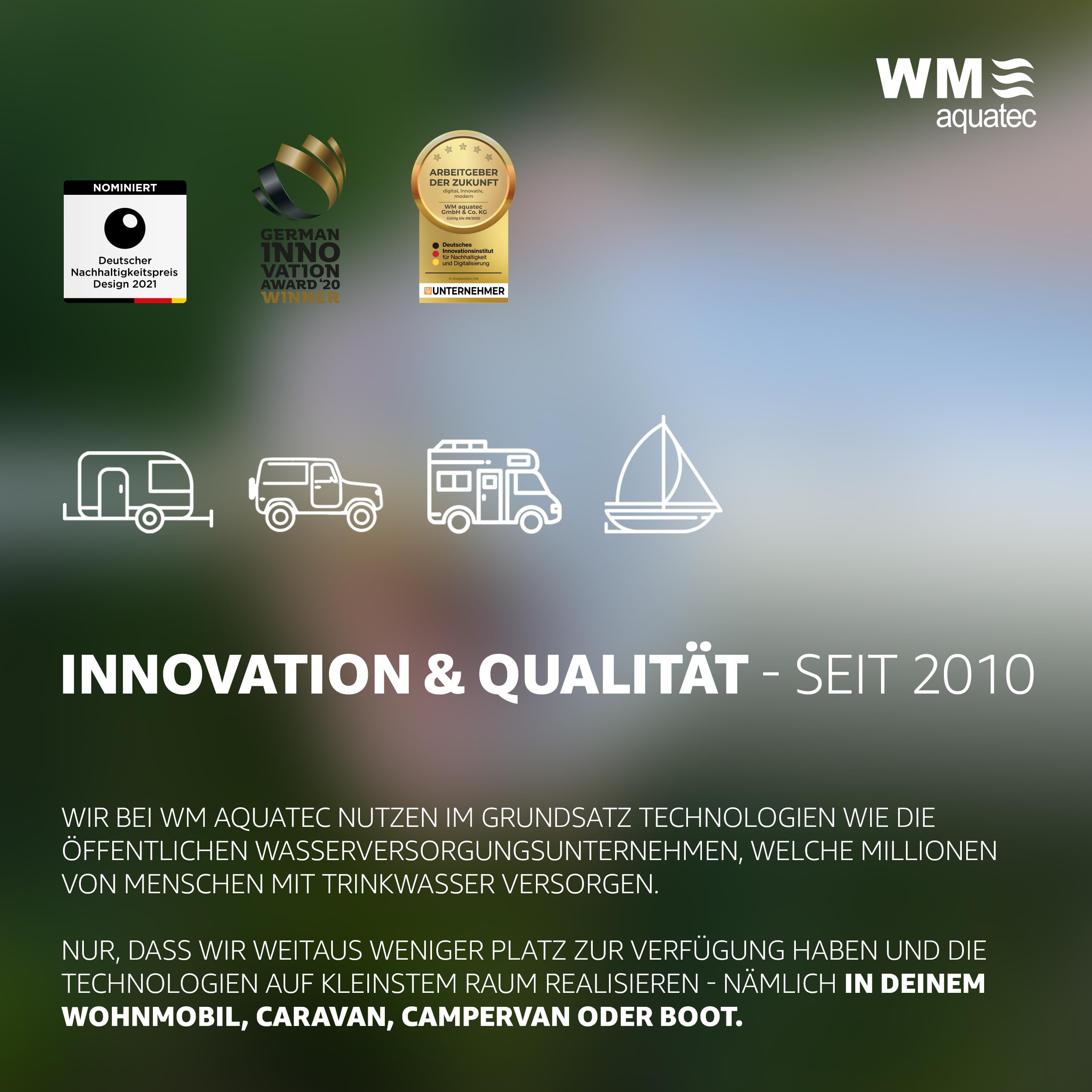 WM aquatec Filtr do napełniania z węglem aktywnym do wstępnej filtracji przy napełnianiu zbiornika na świeżą wodę w przyczepach kempingowych, przyczepach kempingowych i łodziach – skutecznie