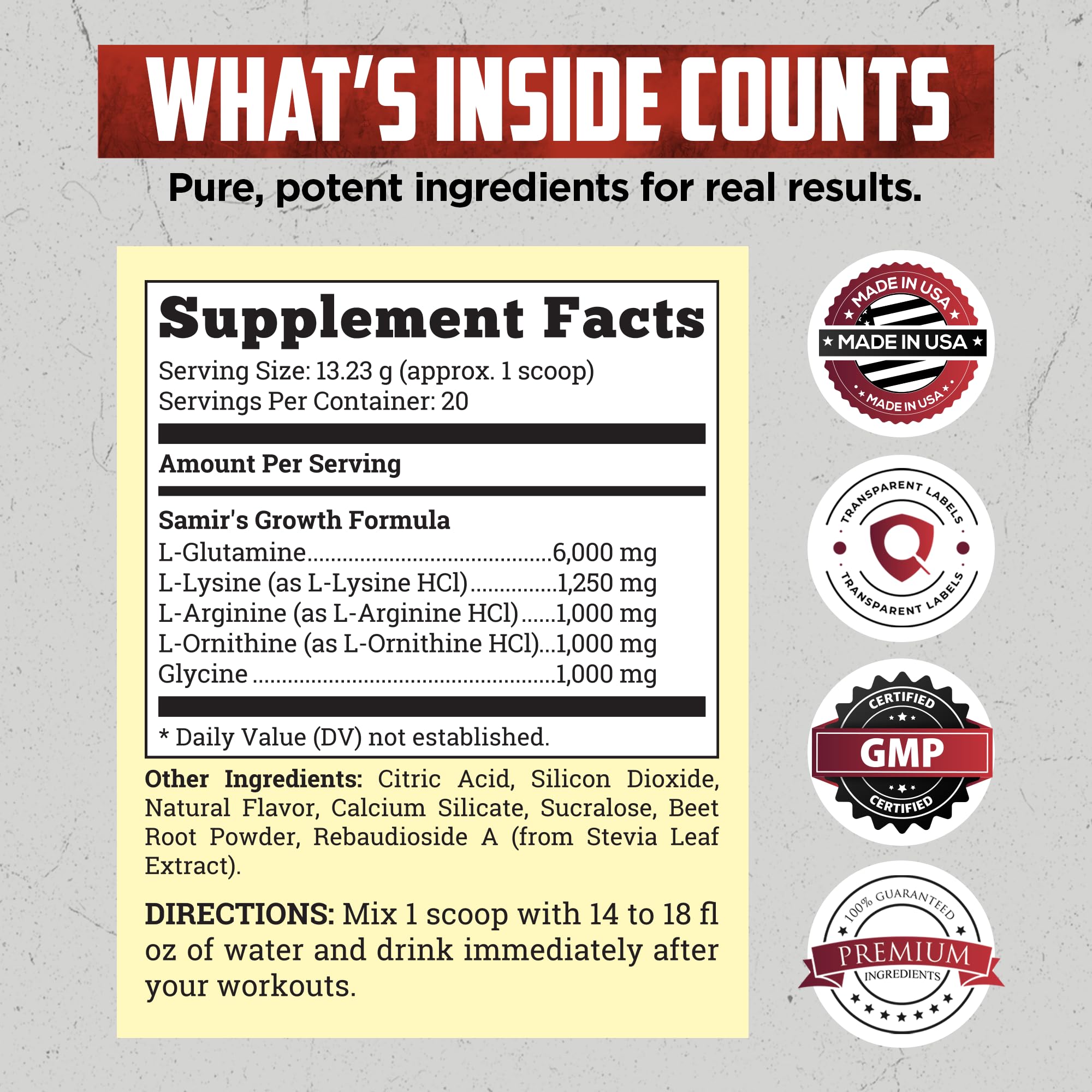 Old School Labs Replica GH - HGH Supplement for Muscle Growth, Powder — Amazon image 8