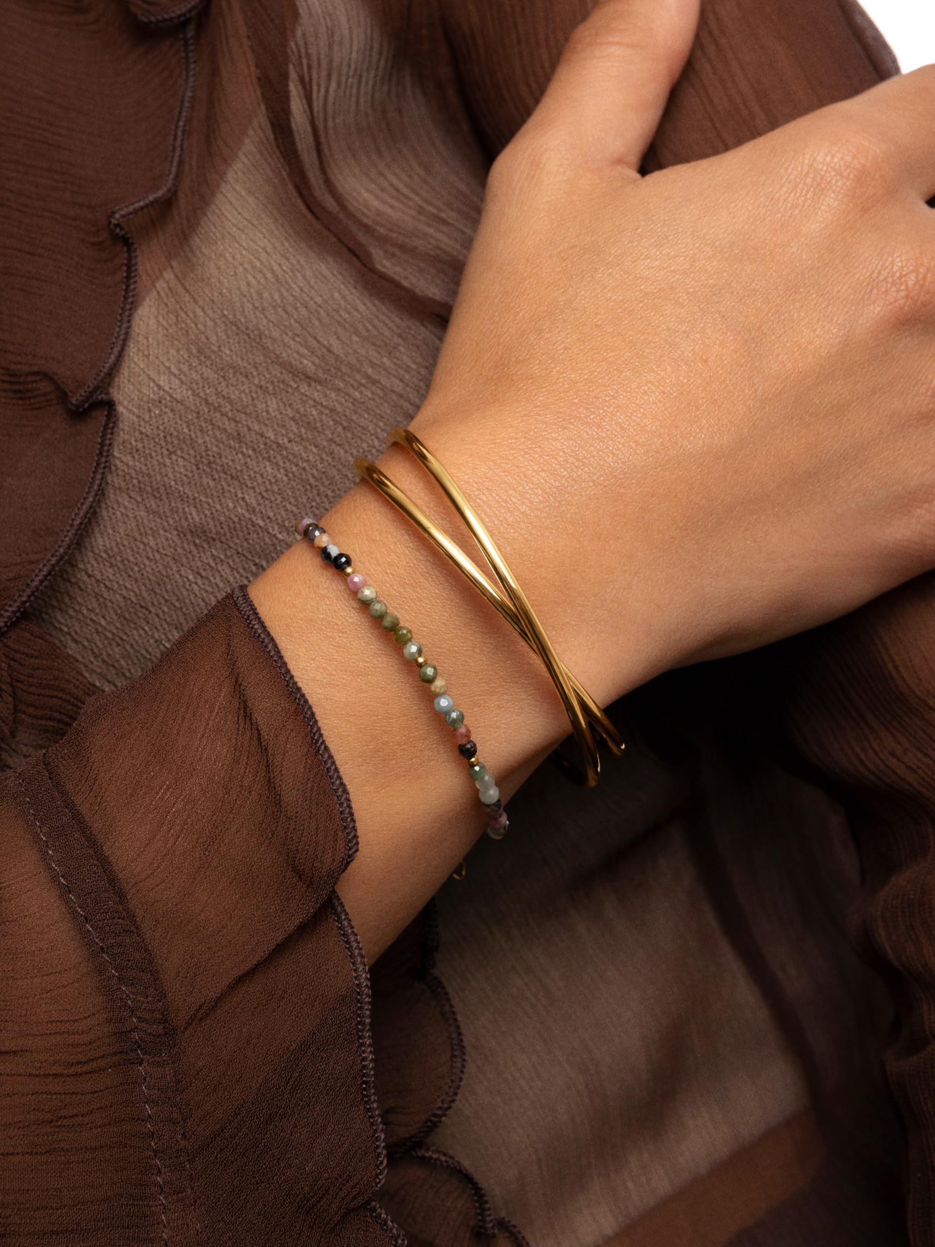 SINGULARU Armband Altea Dots Tourmaline Syra Edelstahl Damenschmuck