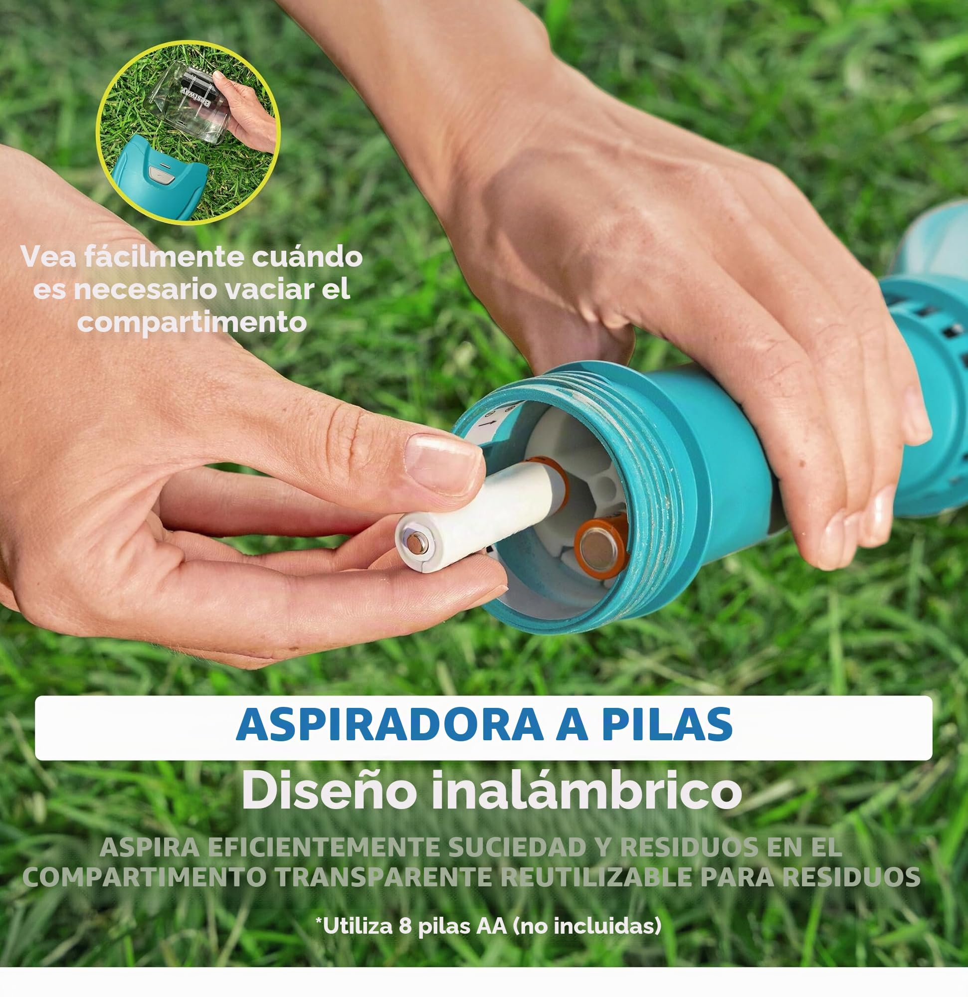 Bestway Aspiradora inalámbrica AquaTech para Piscina
