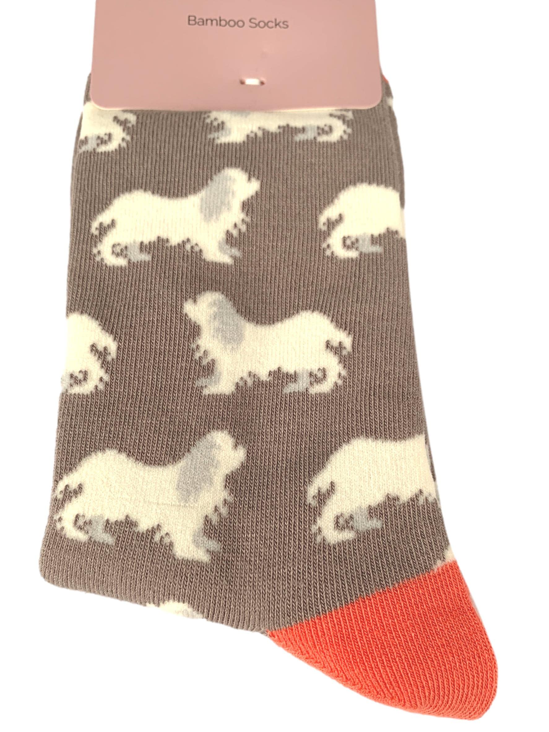 Purple Possum Women's Grey Purple Possum® Socks Spaniel Orange King Charles Spaniels Dog Bamboo Size 4-7