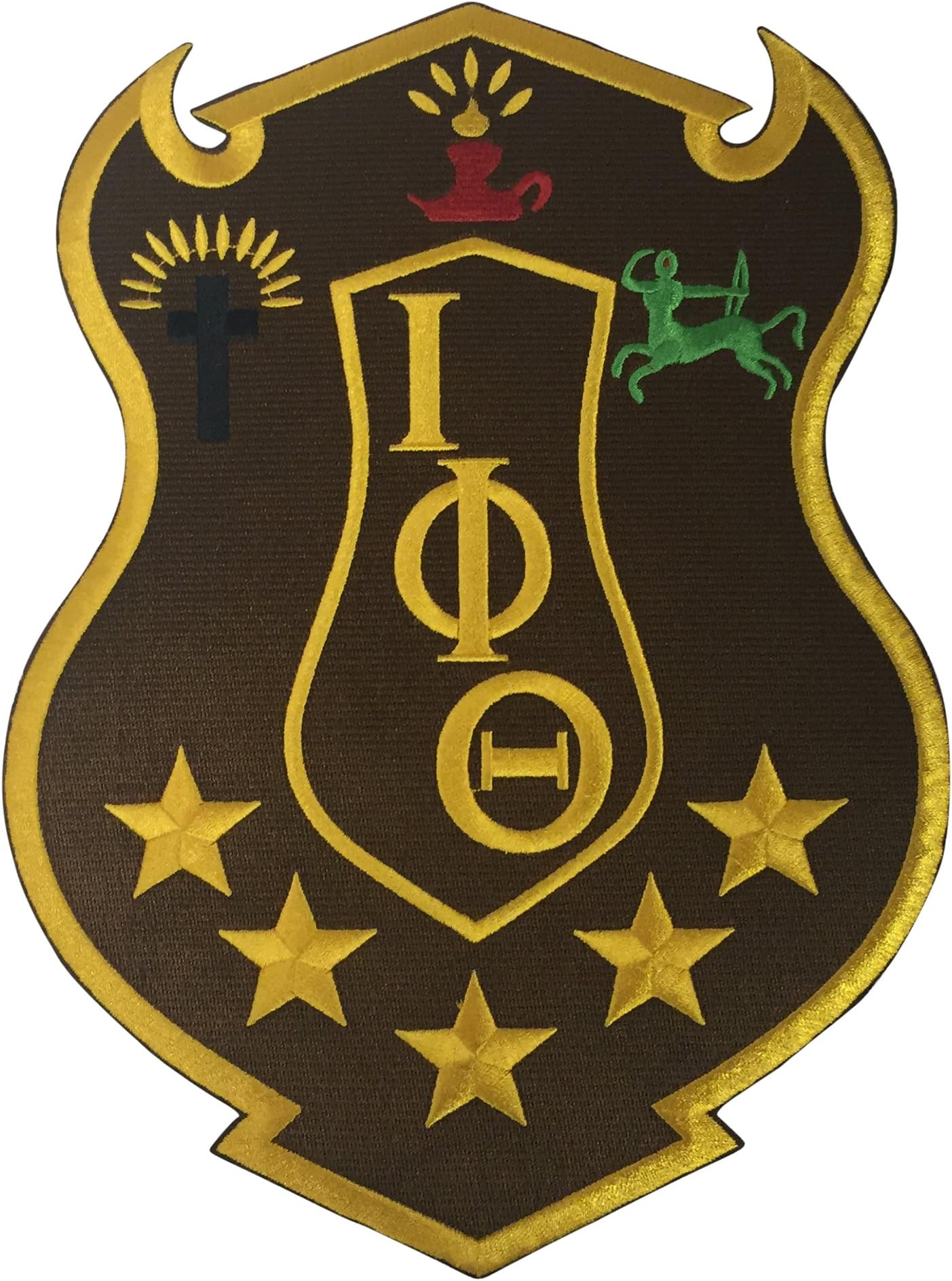 Iota Phi Theta G708 Shield Patch Emblem Fraternity Divine Nine Greek