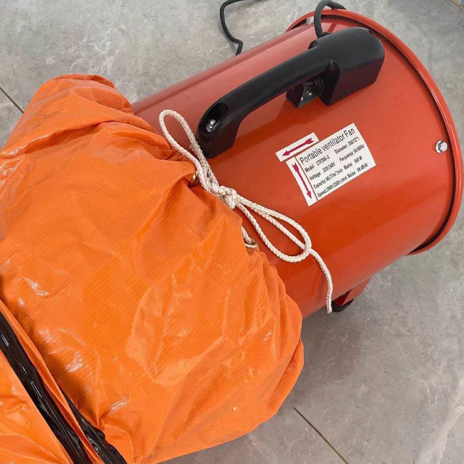 Manguera Flexible de PVC de 3,2 pies de MObyat para conductos de Aire, Manguera de 7,8 Pulgadas para HVAC, conducto de Aire ignífugo para Ventilador de Escape de Servicios públicos