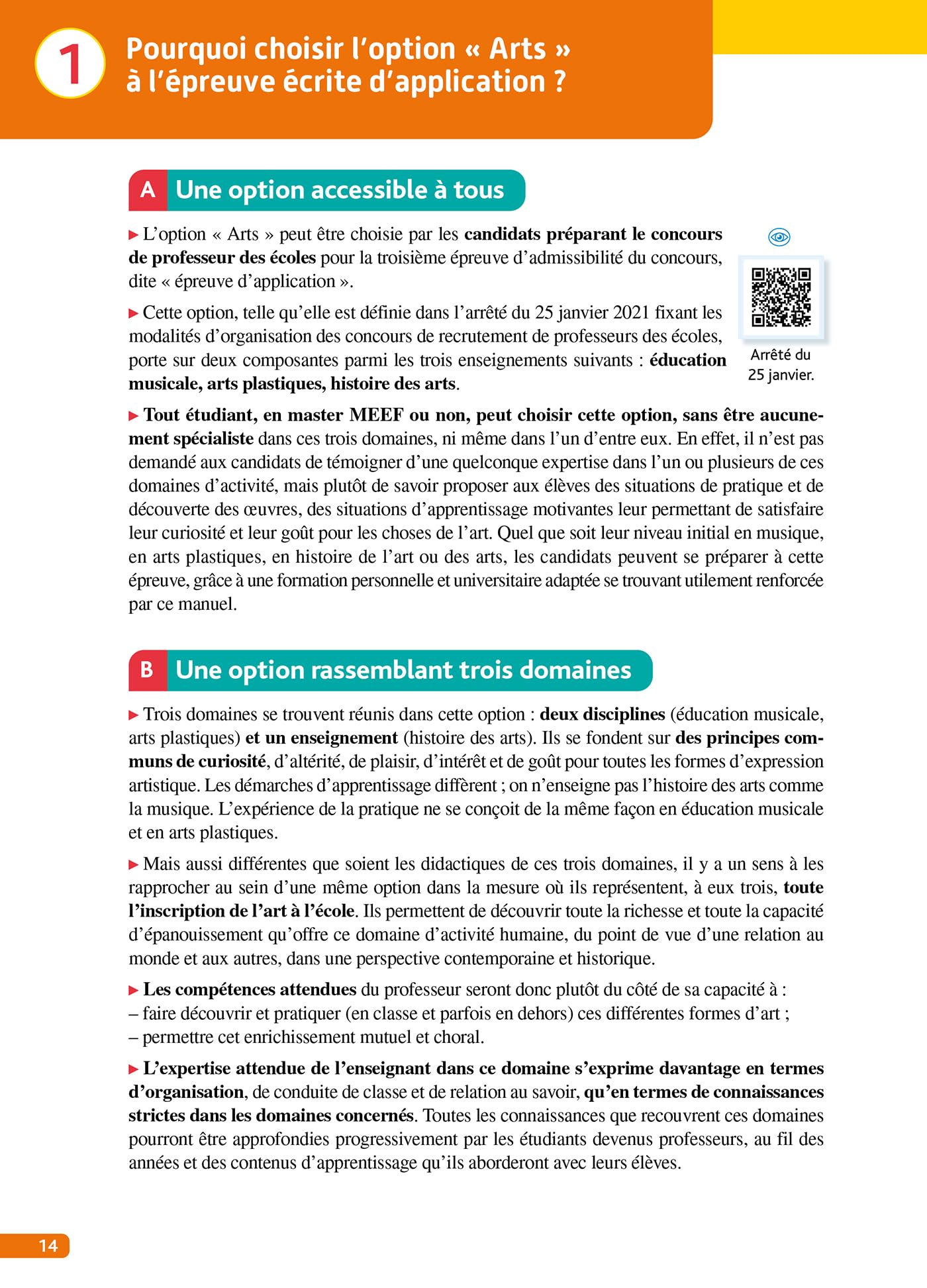 Objectif CRPE 2026-2027 - Arts - épreuve écrite d'admissibilité