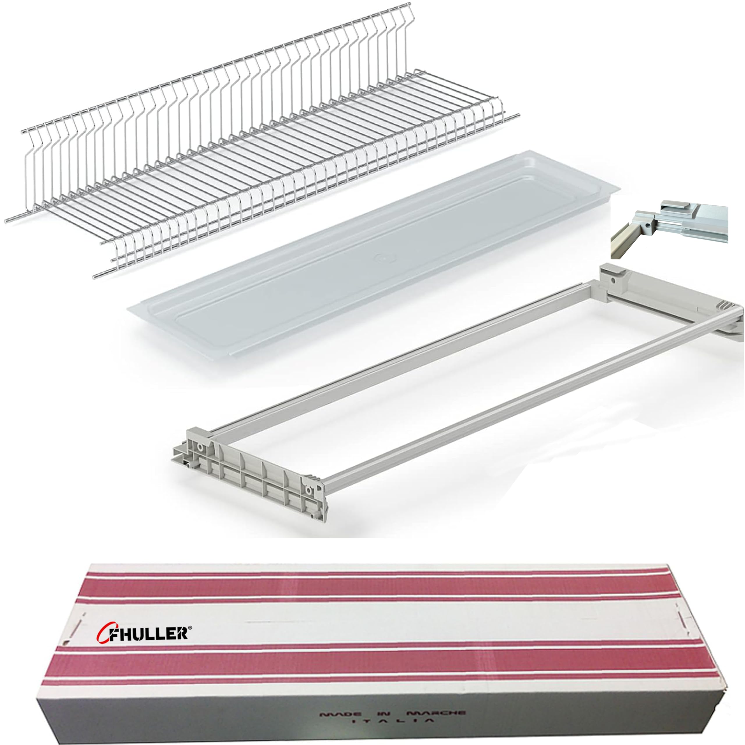 Scolapiatti Incasso VASISTAS Griglia Unica Piatti Bicchieri ACCIAIO INOX (NO Cromato o Verniciato Grigio) 702/90XP3 PENSILE 90 INTERNO 86,4 Misura SCOLAPIATTI 85,6 + Vaschetta + Telaio