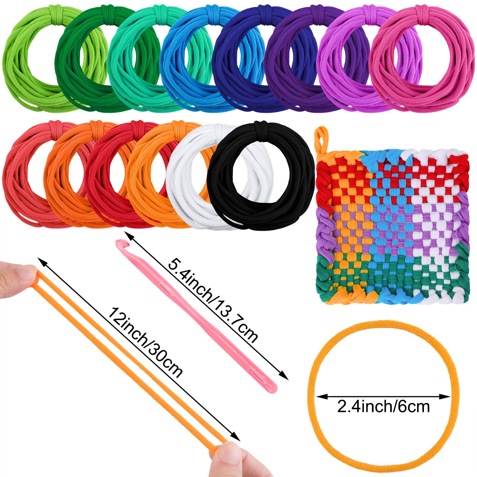 Weaving Loom Refill Loops for potholders potholder Loom Loops Weaving Craft  L