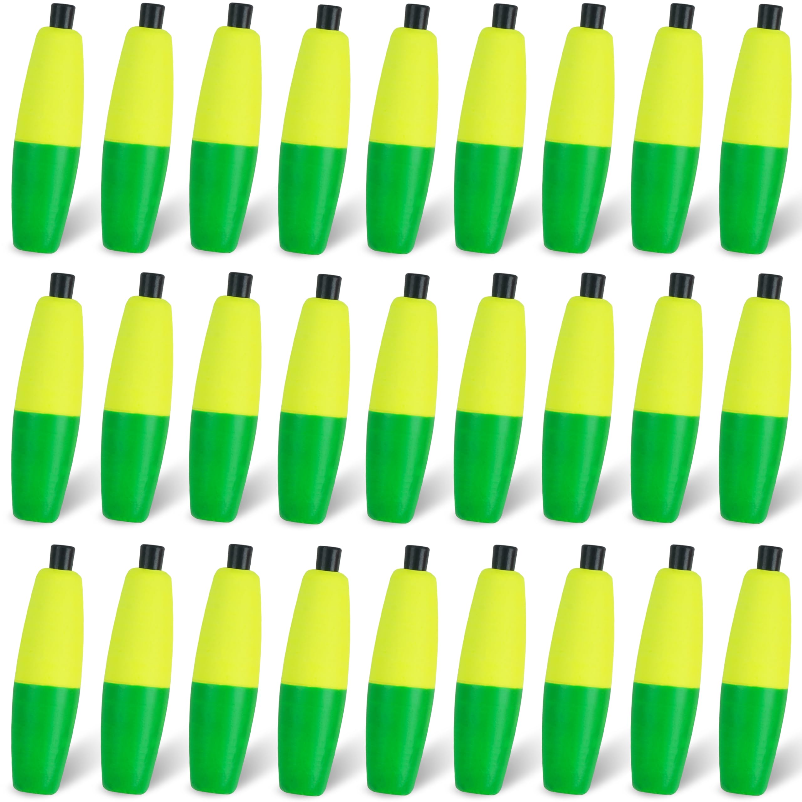 FUSIGO Peg Floats for Catfish Fishing Bobbers,Fishing Cigar Foam Bobber for Santee Rig Slip Fishing Corks Peg Fishing Bobbers with Pipe Plug Catfish Crappie Floats for Fishing丨2in,2.5in,3in