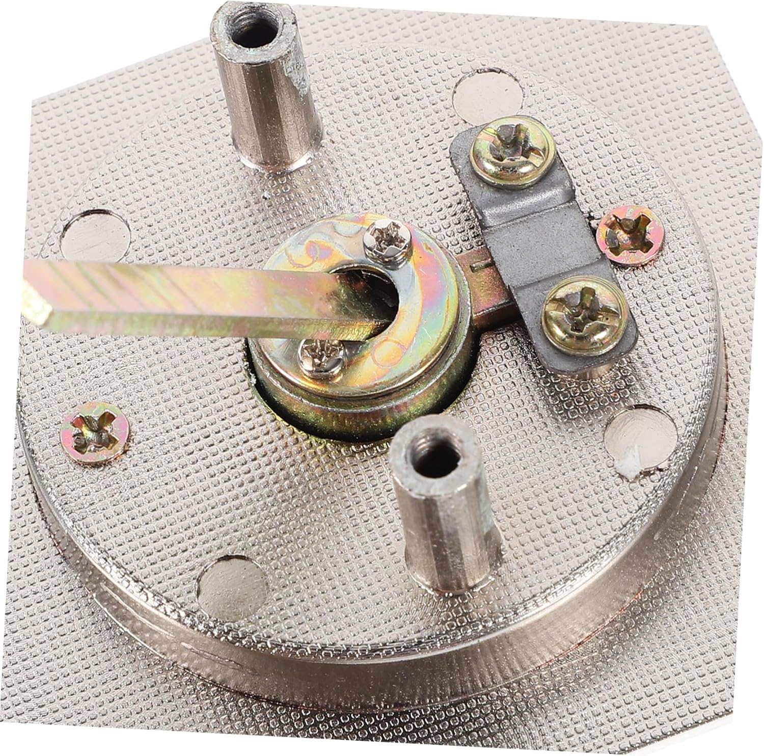 Modern Brushed Zinc Alloy Pocket Door Lock with Keys Invisible Embedded Privacy Lock Hardware Metal Construction Easy DIY Installation for Home Interior