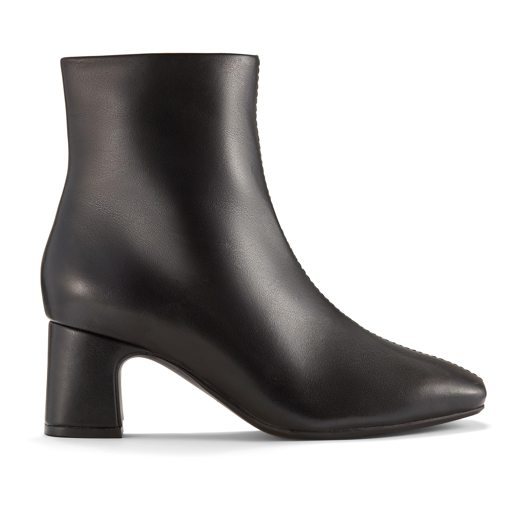 Clarks Fernie Zip Womens Black Leather, 6