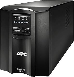 ASUS APC 1500VA Smart-UPS with SmartConnect, Pure Sinewave UPS Battery Backup, Line Interactive, 120V Uninterruptible Power Supply (SMT1500C)