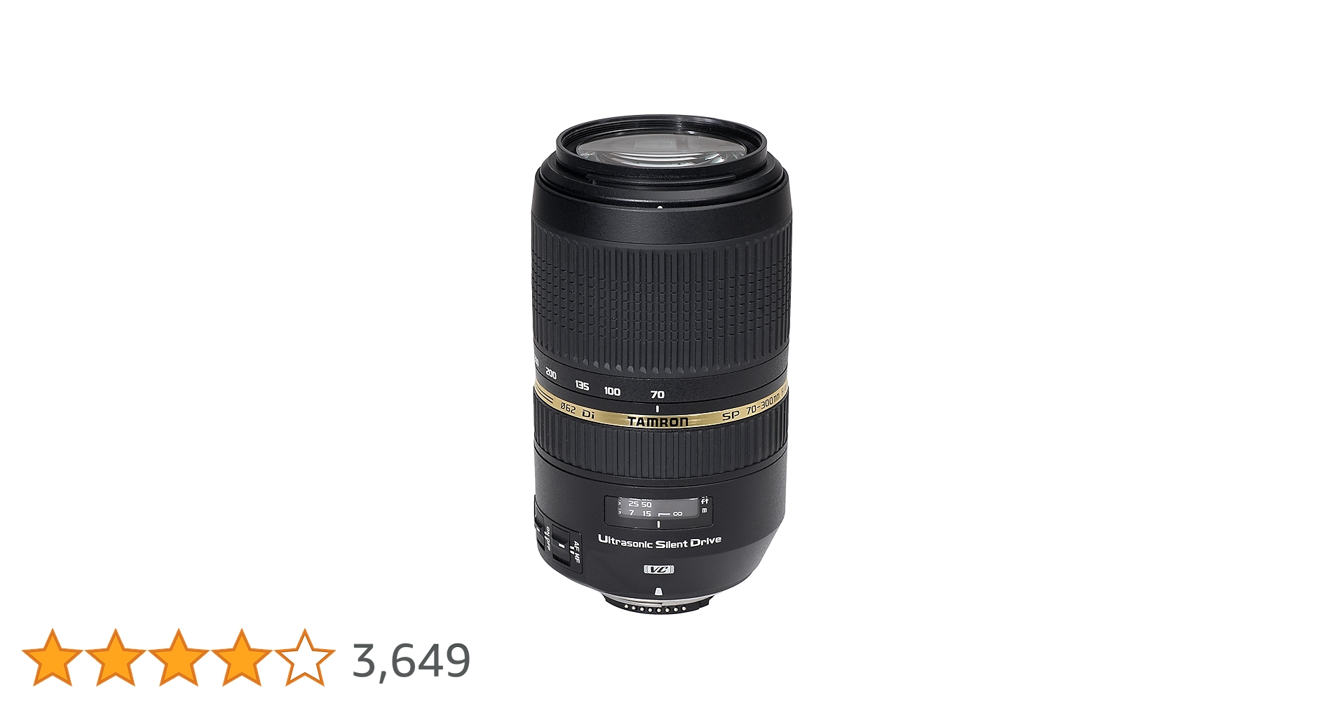 Amazon.co.jp: TAMRON 望遠ズームレンズ SP 70-300mm F4-5.6 Di VC USD