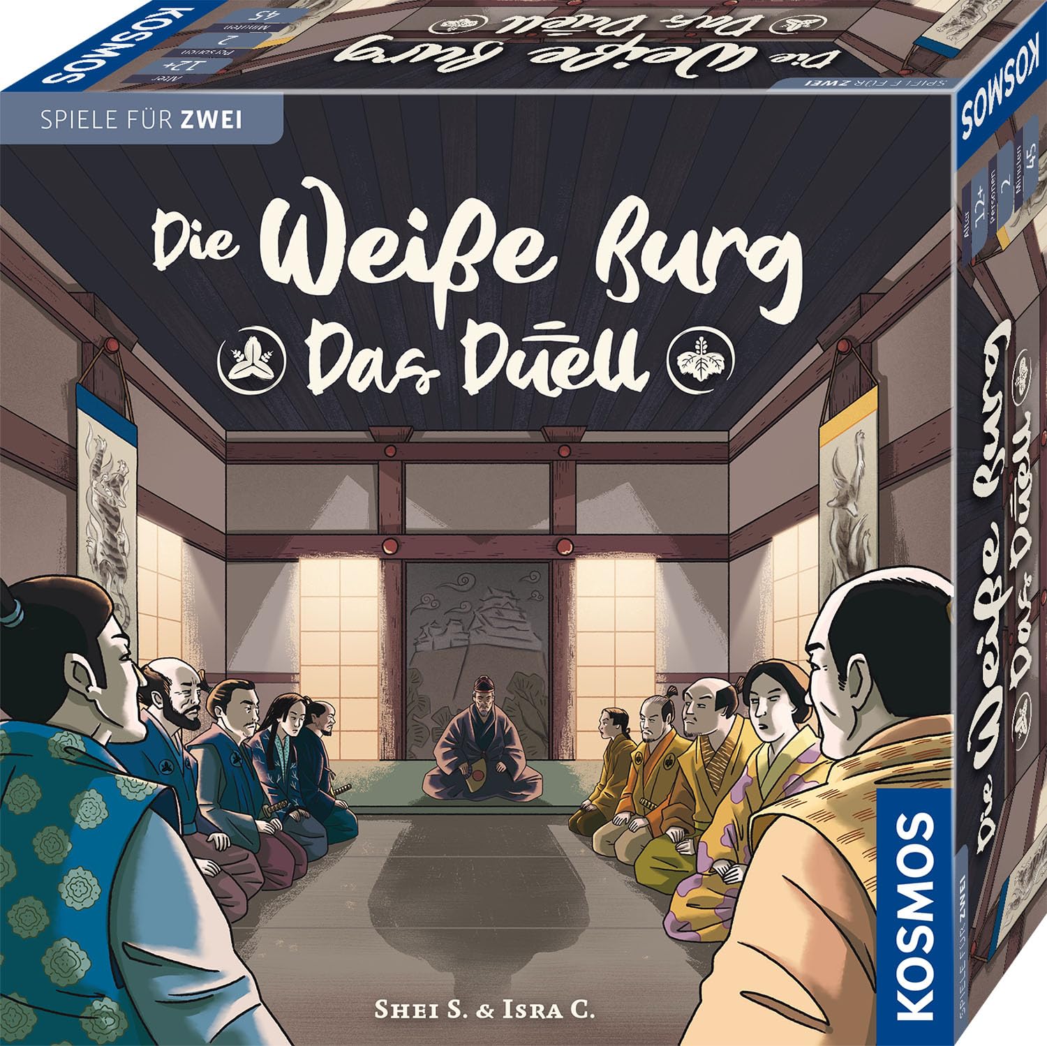 KOSMOS 685775 The White Castle - The Duel, Strategy Game for 2 People, Board Game, Connoisseur Game