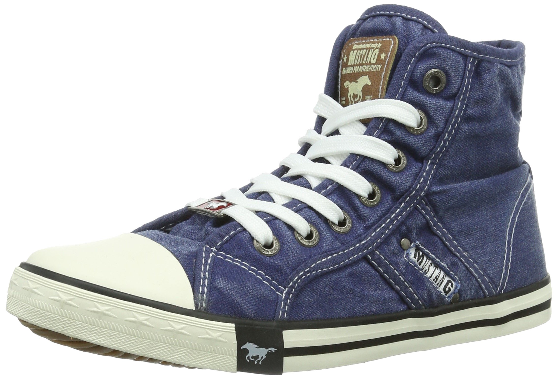 MUSTANG Women's high sneakers 1099-506-259, Jeansblau, 37 EU