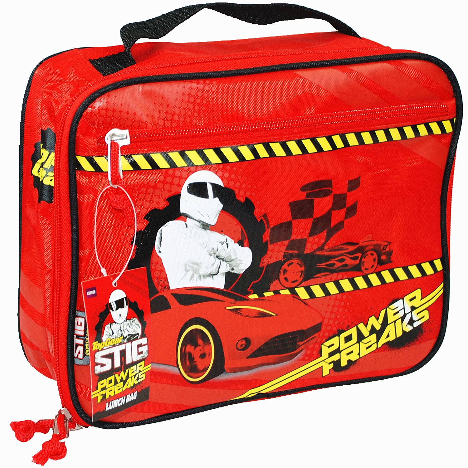 Top Gear® The Stig Power Freaks Kids Children Lunch Bag - BBC Top Gear TV Show Official Merchandise