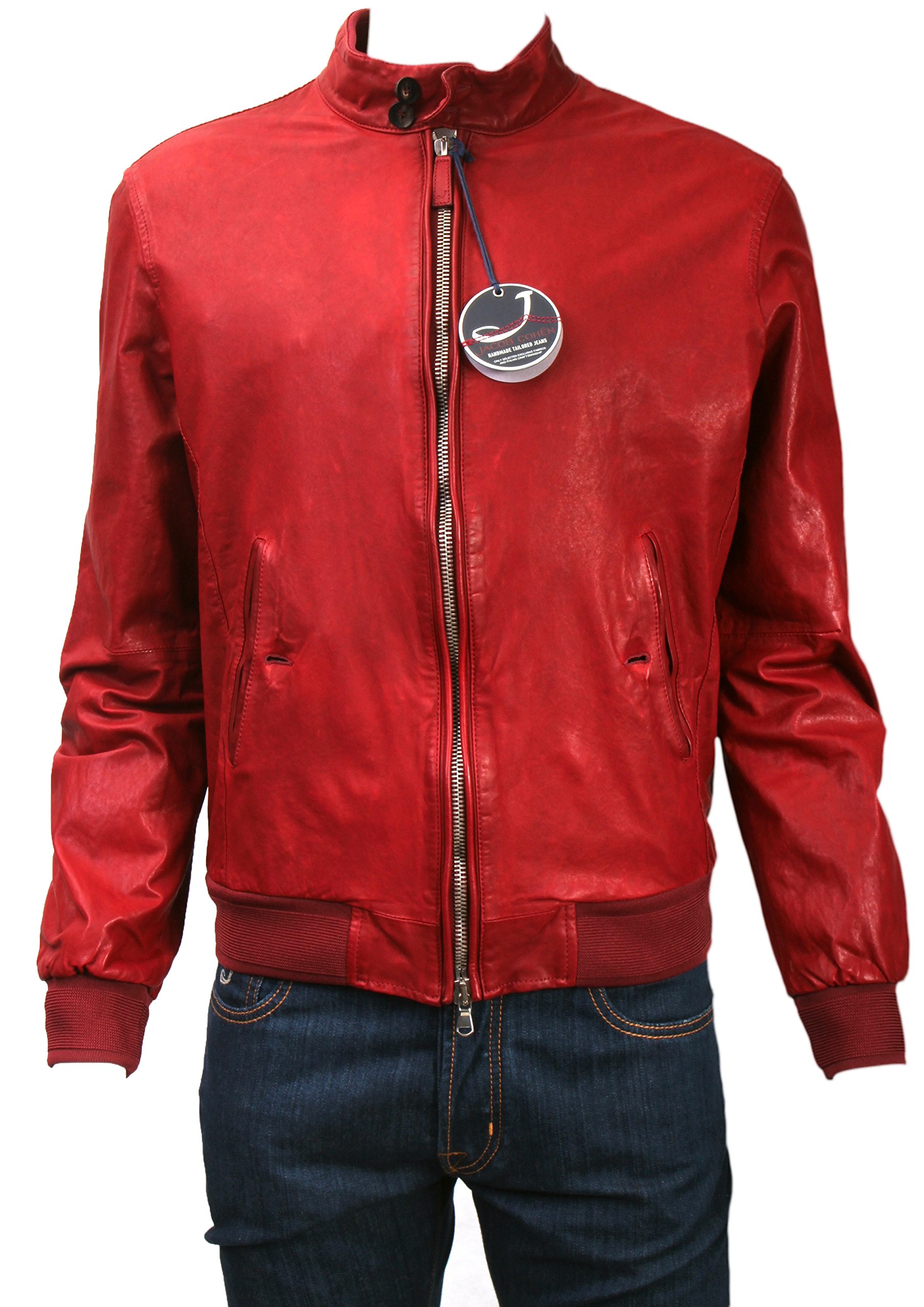 jacob cohen leather jacket