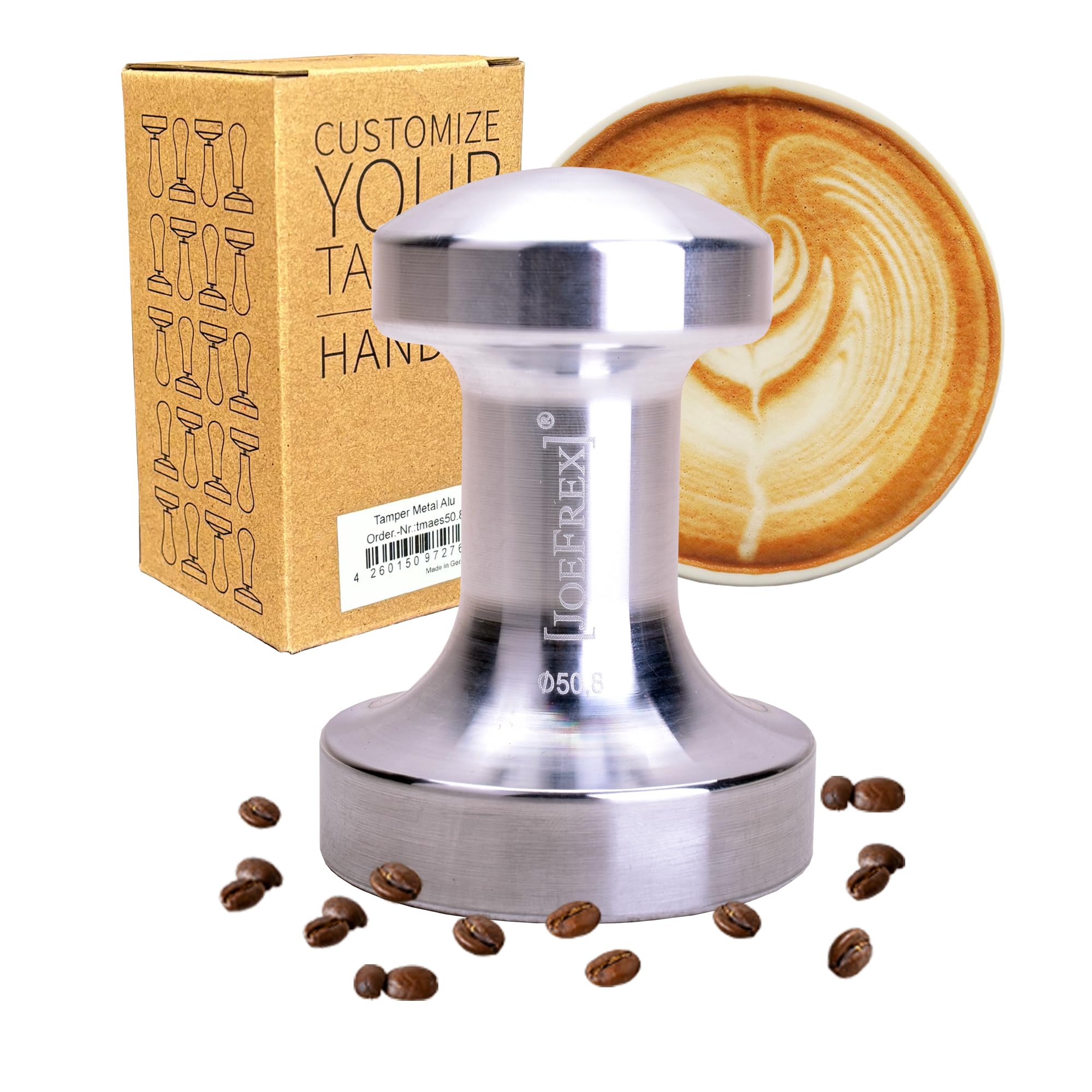 パーツ time EXPRESSO8 JOEFREX] Tamper 51 mm for Delonghi Dedica EC685 & EC680 - Metal