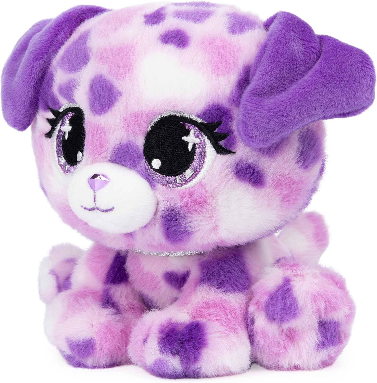 GUND P.Lushes Pets Gem Stars Collection, Callie La’Pooch Puppy Stuffed Animal, Purple/Pink, 6”