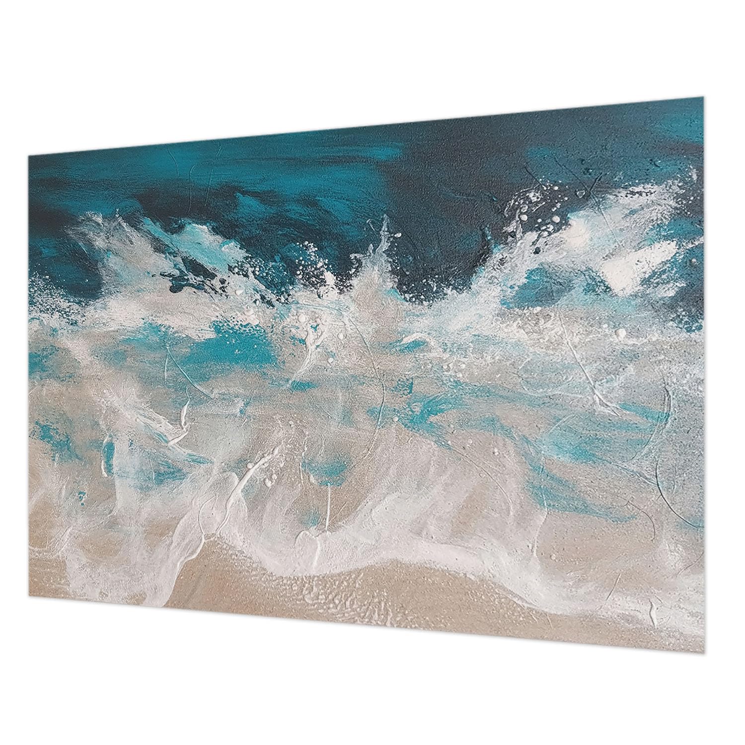 Papier peint intissé vagues océaniques grand format 312x219 cm avec colle