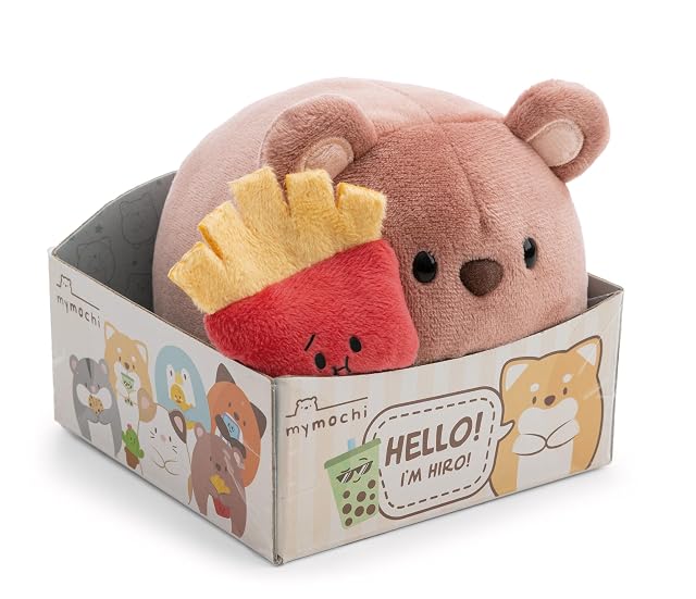 NICI 63181 - Peluche Oso Nomo, 13 cm con Patatas magnéticas con Carita expresiva en Caja de Regalo, Beige…