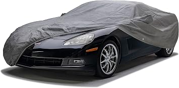 Covercraft Custom 5-Layer Indoor Car Cover | C18415IC | Compatible with 2019-2021 BMW 3 Series Sedan | Gray