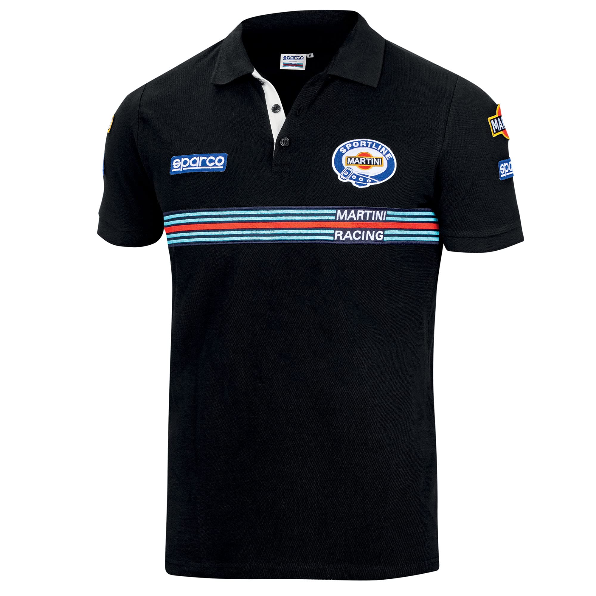 Sparco Martini Racing Poloshirt, Mehrfarbig, 42/50 EU
