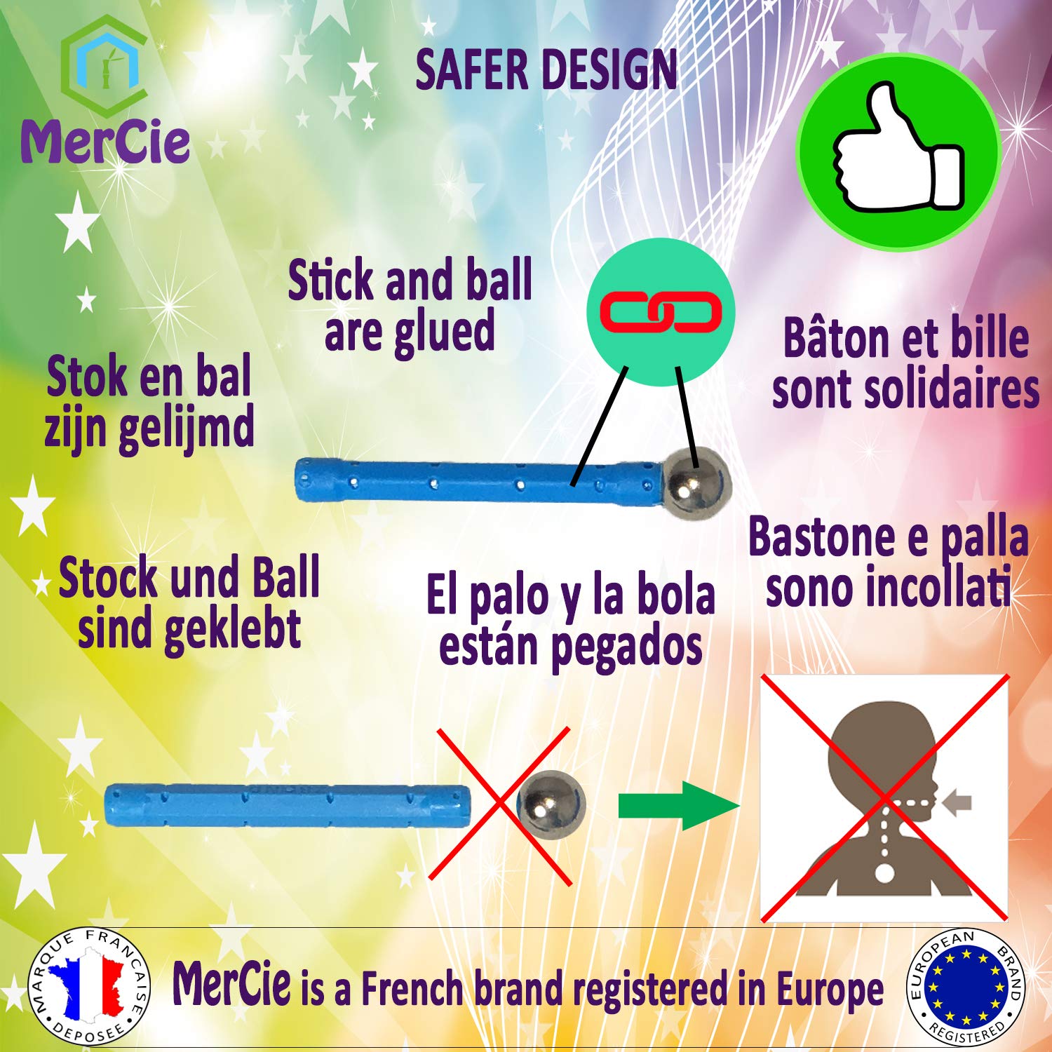 MerCie Blocs Magnétiques 146 Pièces – Bâtons XL Aimants Puissants, Tuiles, Base, Boîte Rangement – Créatif 3 Ans+