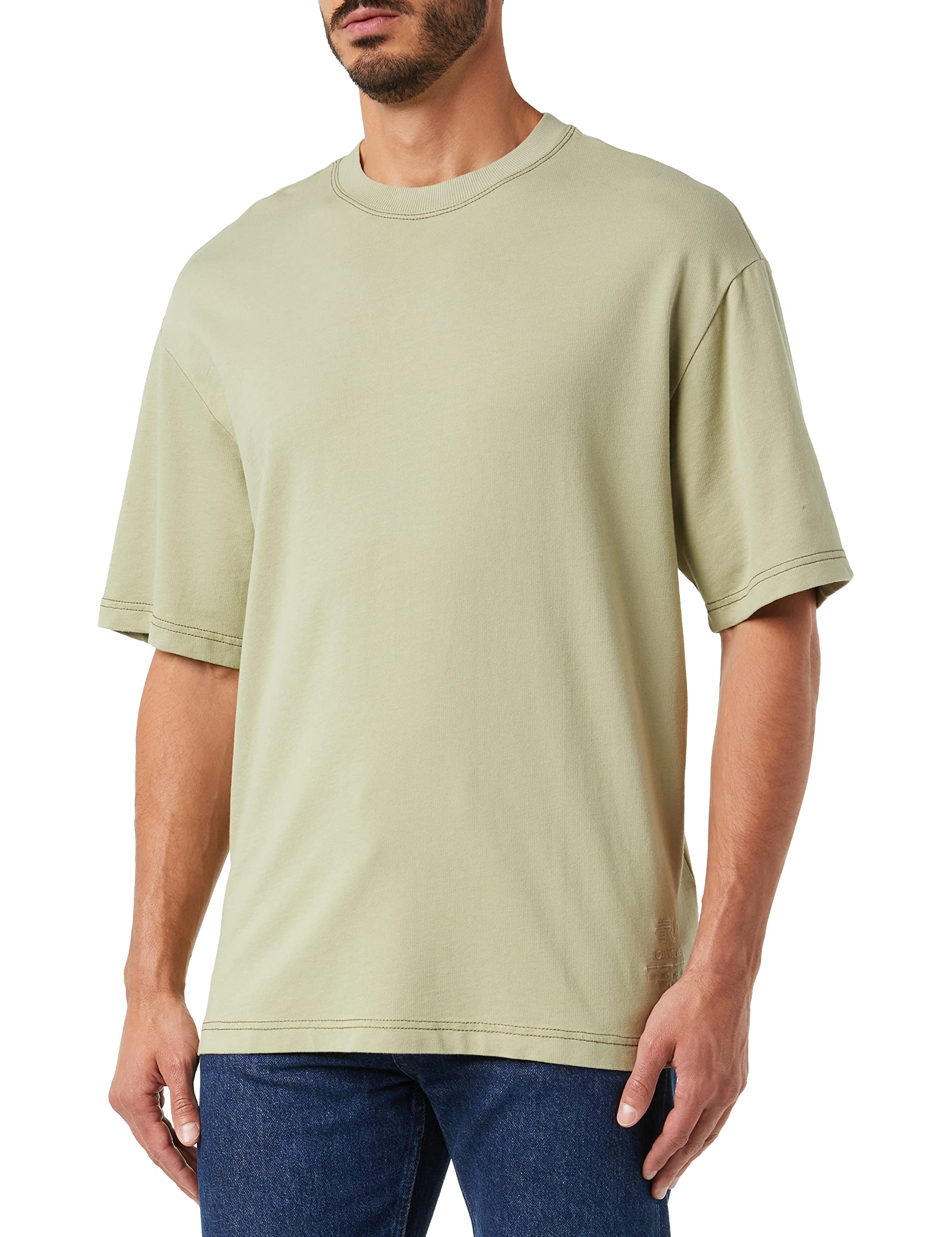 MUSTANG Men's Style Aidan C Plus T-Shirt, Tea 6205, S