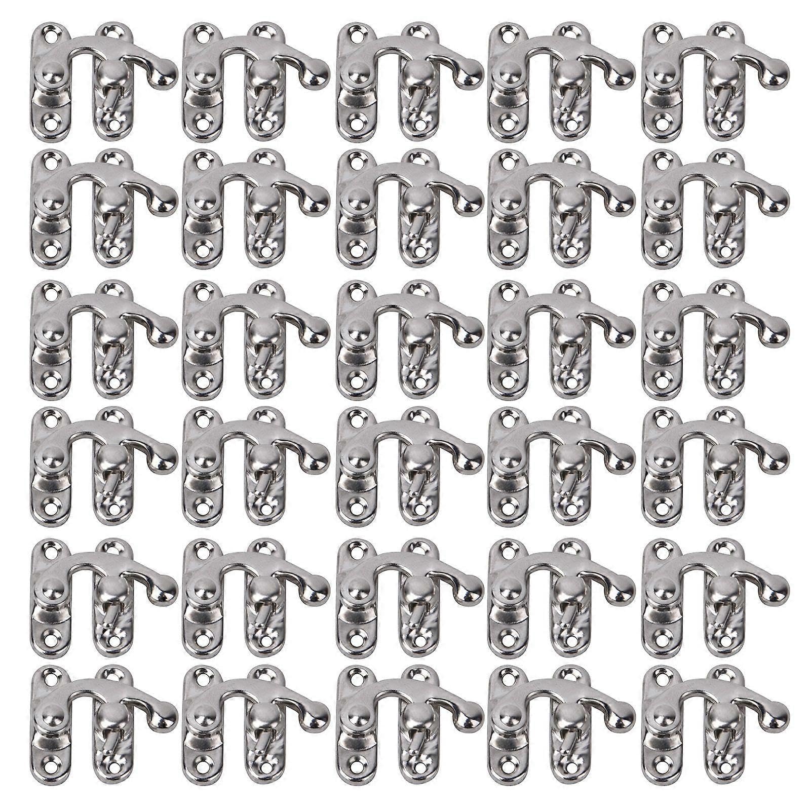 Joyhappst Image Color 2025 Latest Model 30 Pcs Hasp Hook Retro Style Iron Latch Hook Hasp For