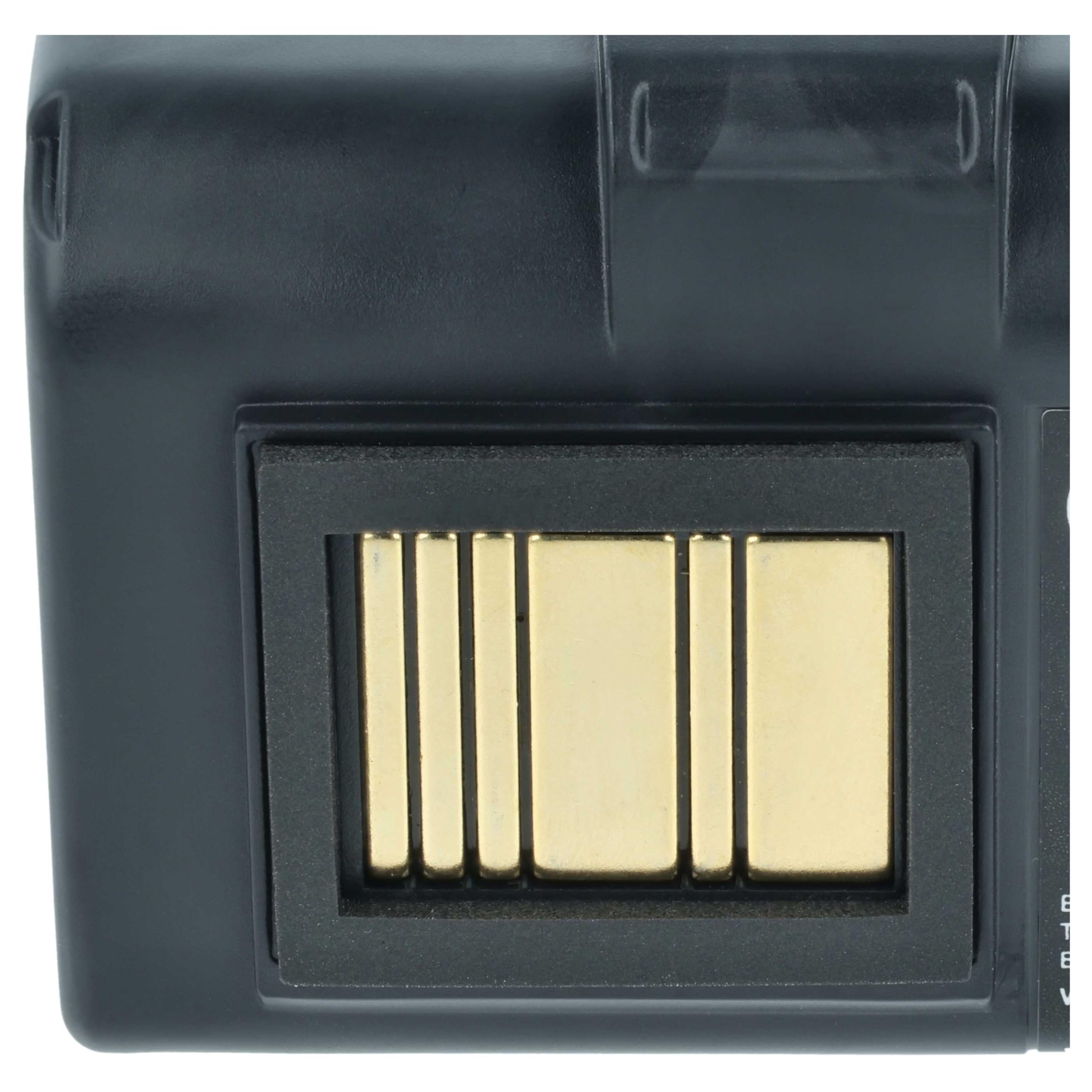 vhbw 2X bateria zastępuje Zebra AT16004, BTRY-MPP-34MA1-01 do drukarki, kopiarki, skanera, drukarki etykiet (2600 mAh, 7,4 V, Li-Ion)