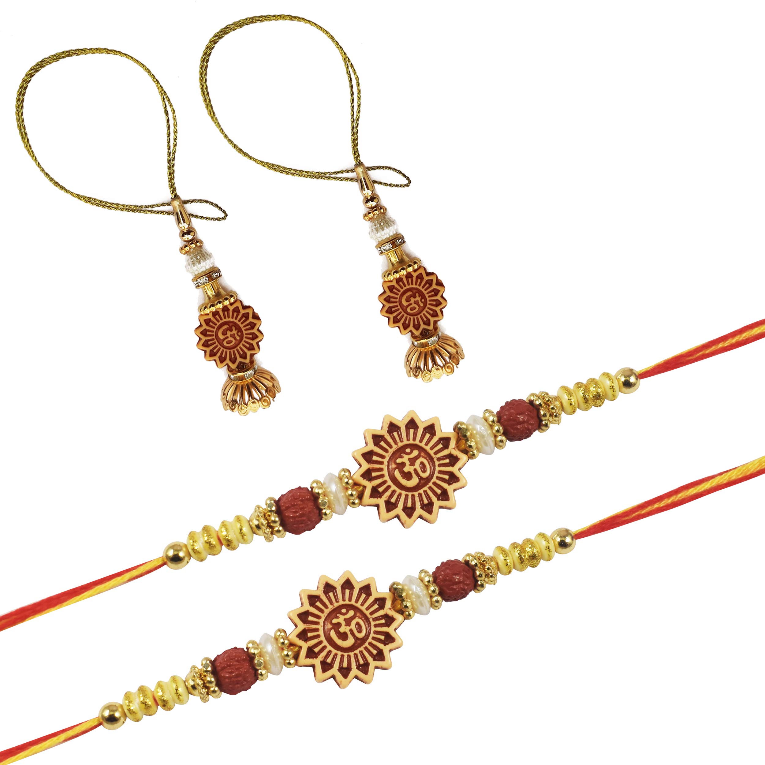 Urvi Creations Womens Lumba Pair Pair Rakhi Set- Set of 2 (B08CSYJ98G) Amazon Price History, Amazon Price Tracker