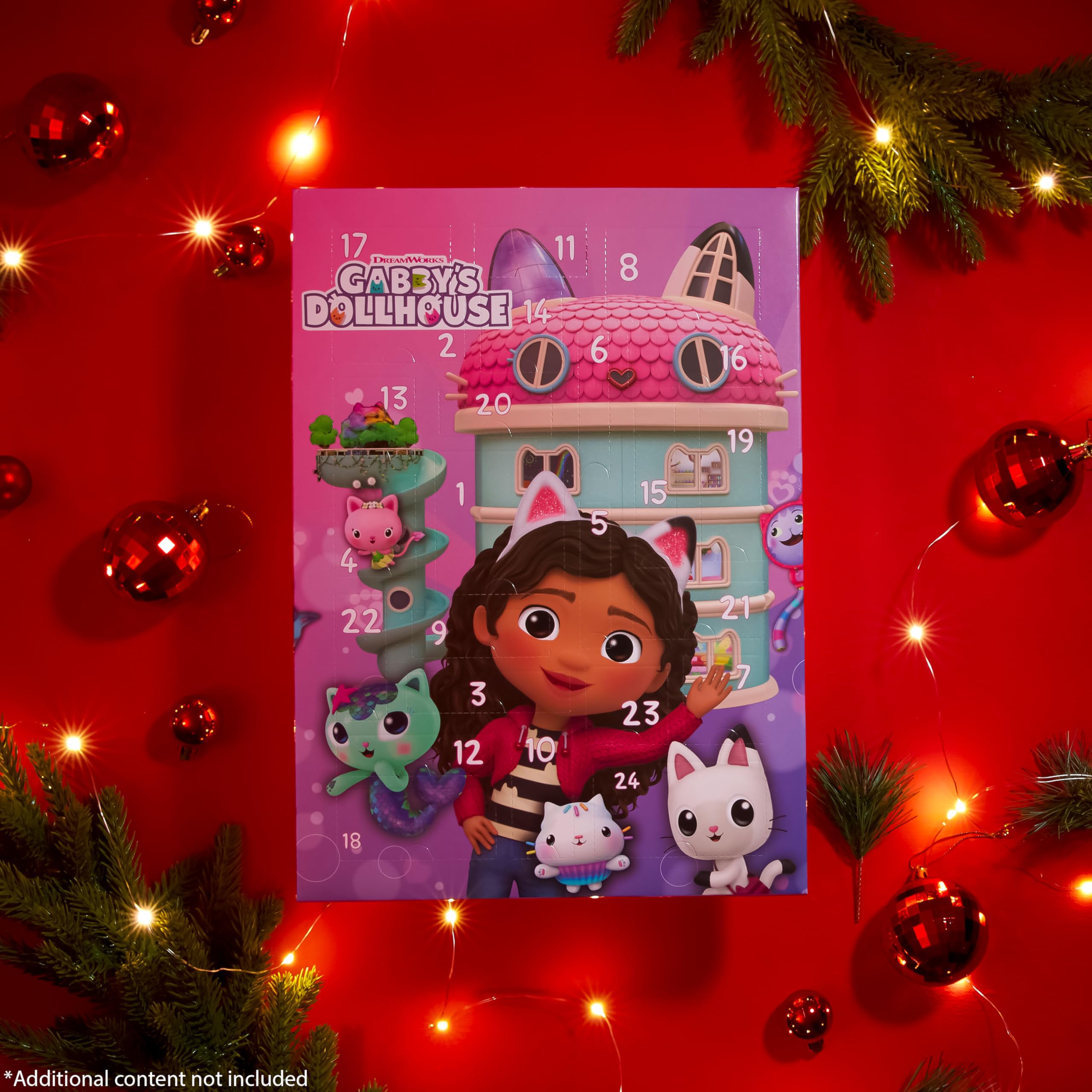 Gabby’s Dollhouse Advent Calendar 2025 for Girls Hair Accessories Christmas Countdown Calendar Hair Clips Bands Scrunchies Gifts for Girls - Image 2