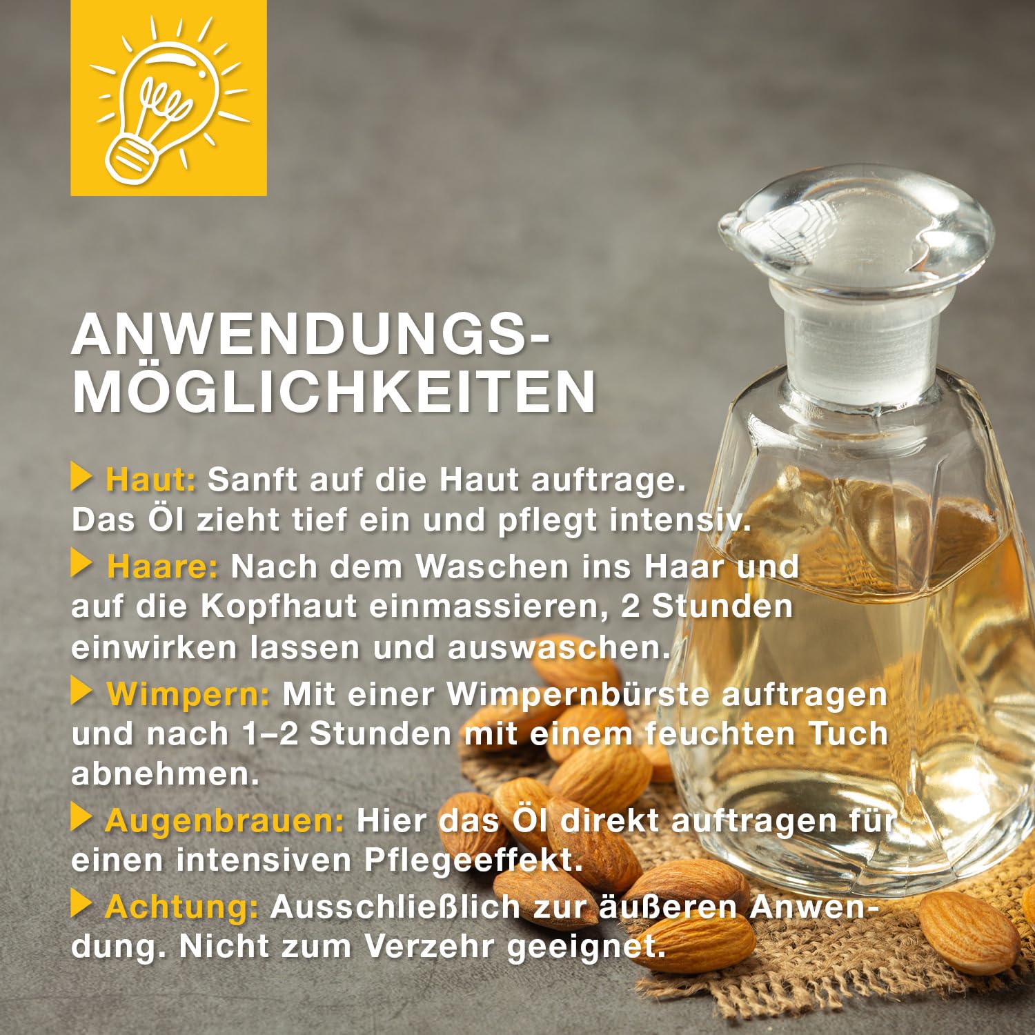 Mituso Mandel Basisöl süß, 10 Liter - vegan & gentechnikfrei | Haut- & Haarpflege, Aromatherapie, Basisöl für Massage & Naturkosmetik