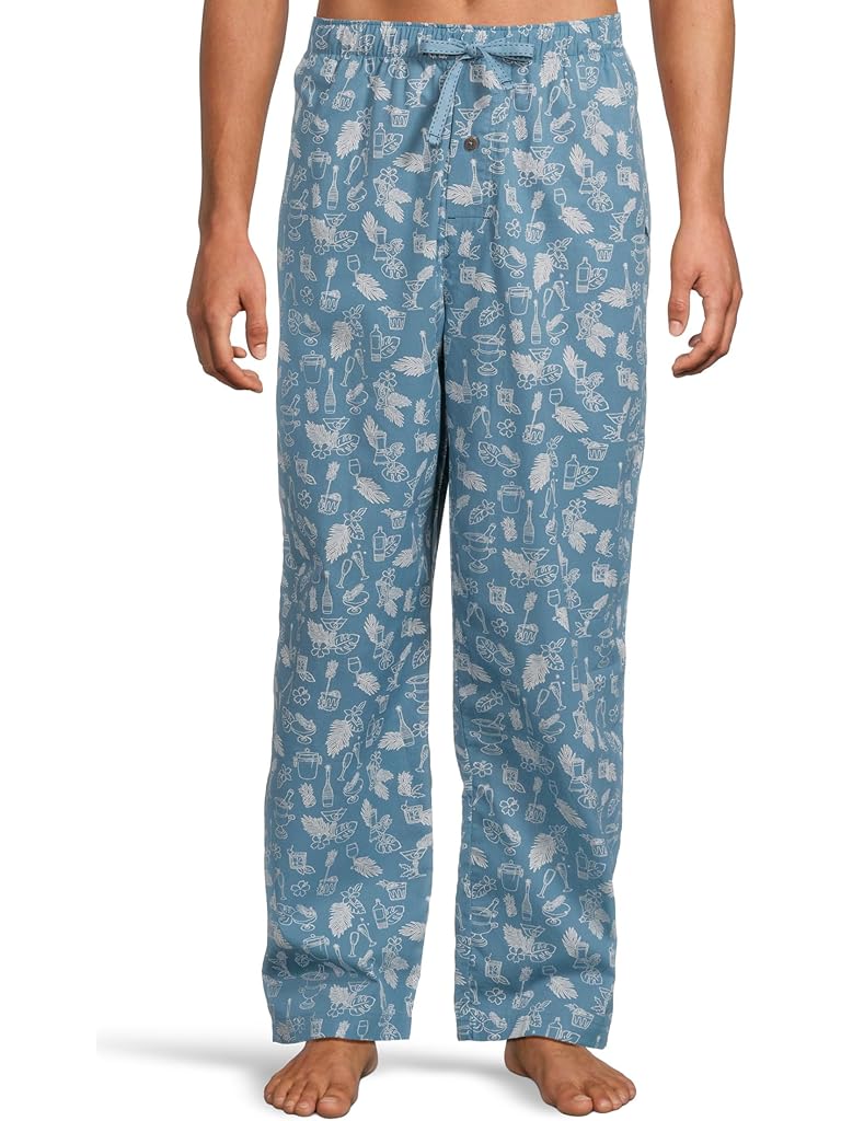 Blue Tommy Bahama Cotton Woven Pajama Pant