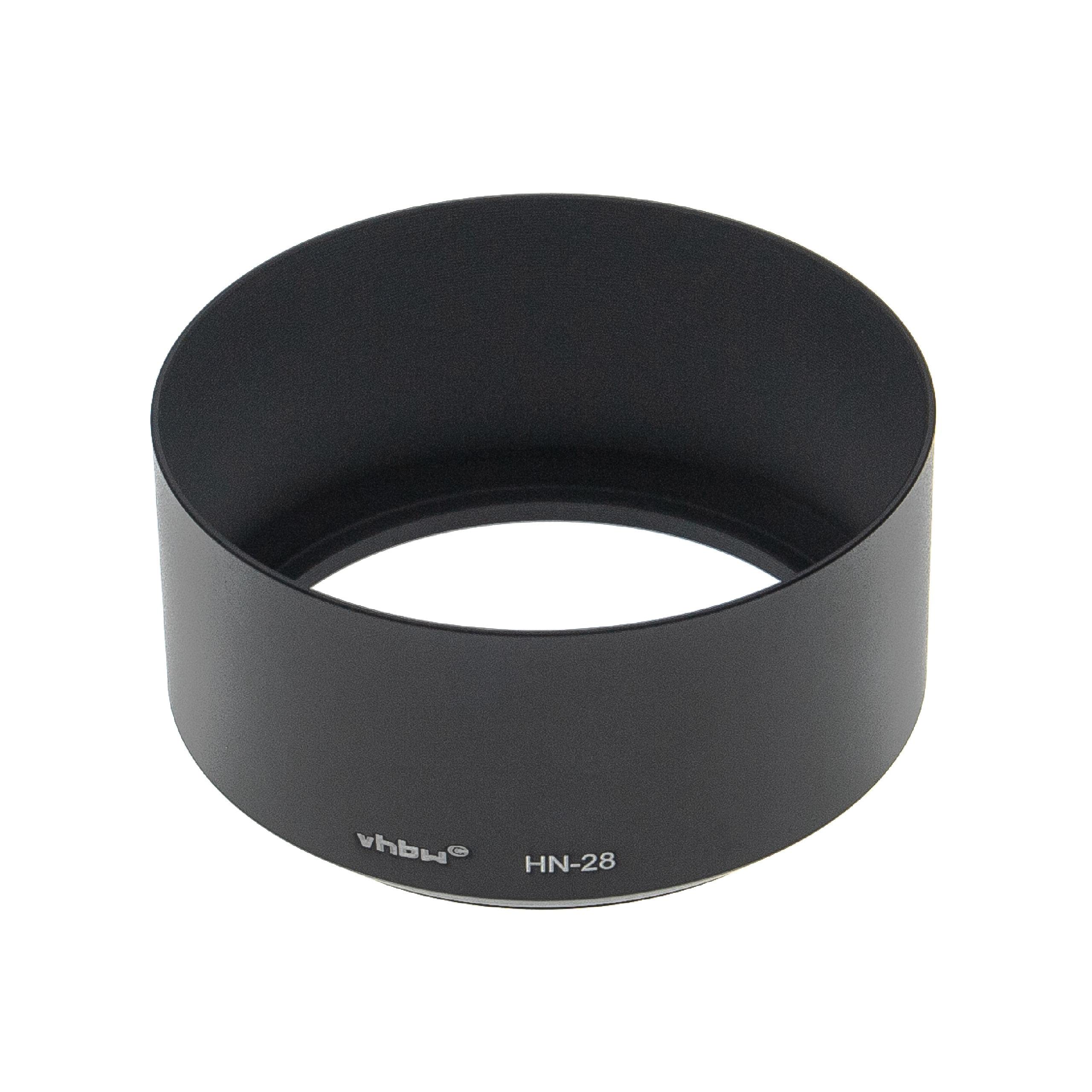 Pare-Soleil Métal 52 Mm – Remplacement Compatible Nikon HN-7 – Cache Objectif Rond Noir Anti Reflets