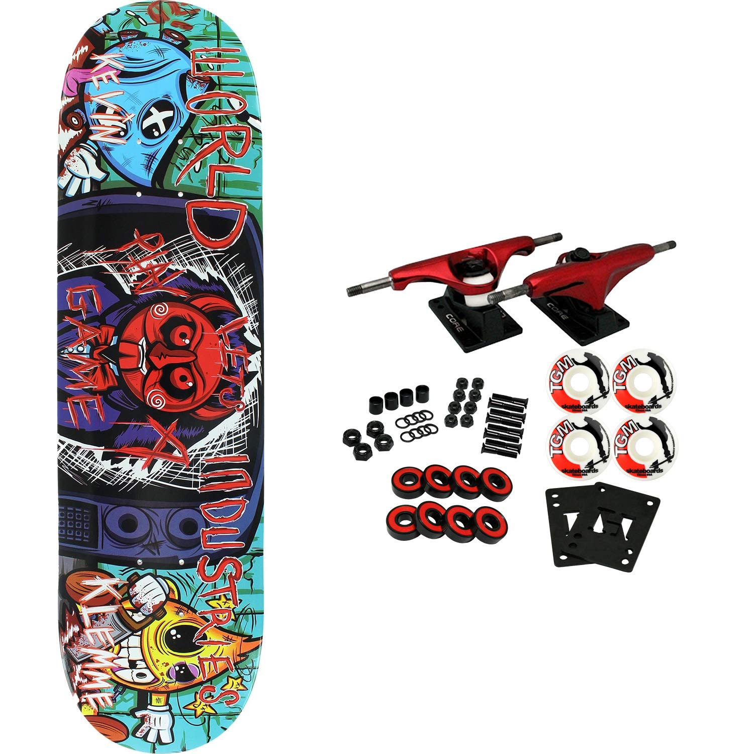 Amazon | World Industries スケートボード コンプリート クレムソー