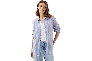 Breezy Comfort Embodied: Women's Linen Easy Shirt