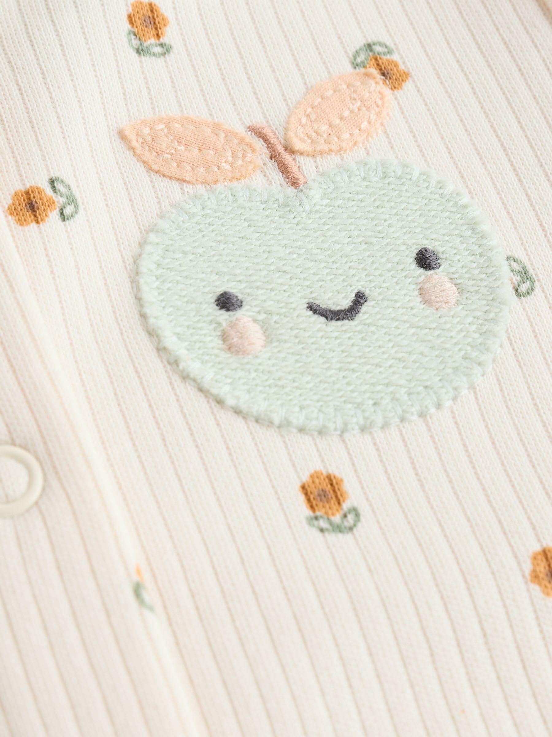 NEXT Bebés niña Pack de 3 Pijamas Tipo Pelele sin pies con Cierre de Botones a presión para bebé