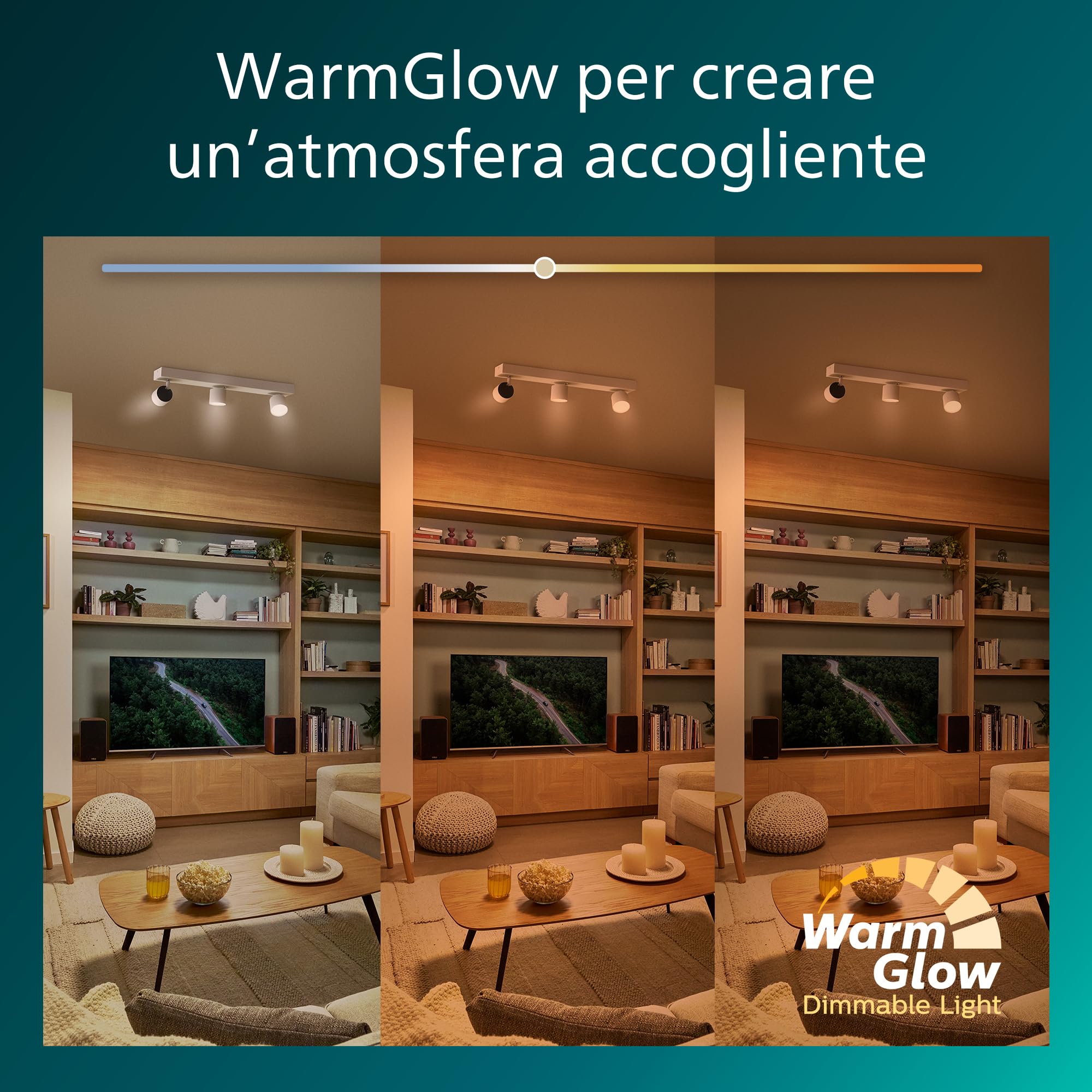 Lampada A Sospensione Philips Con 3 Faretti LED Regolabili - Design Moderno - Foto 5