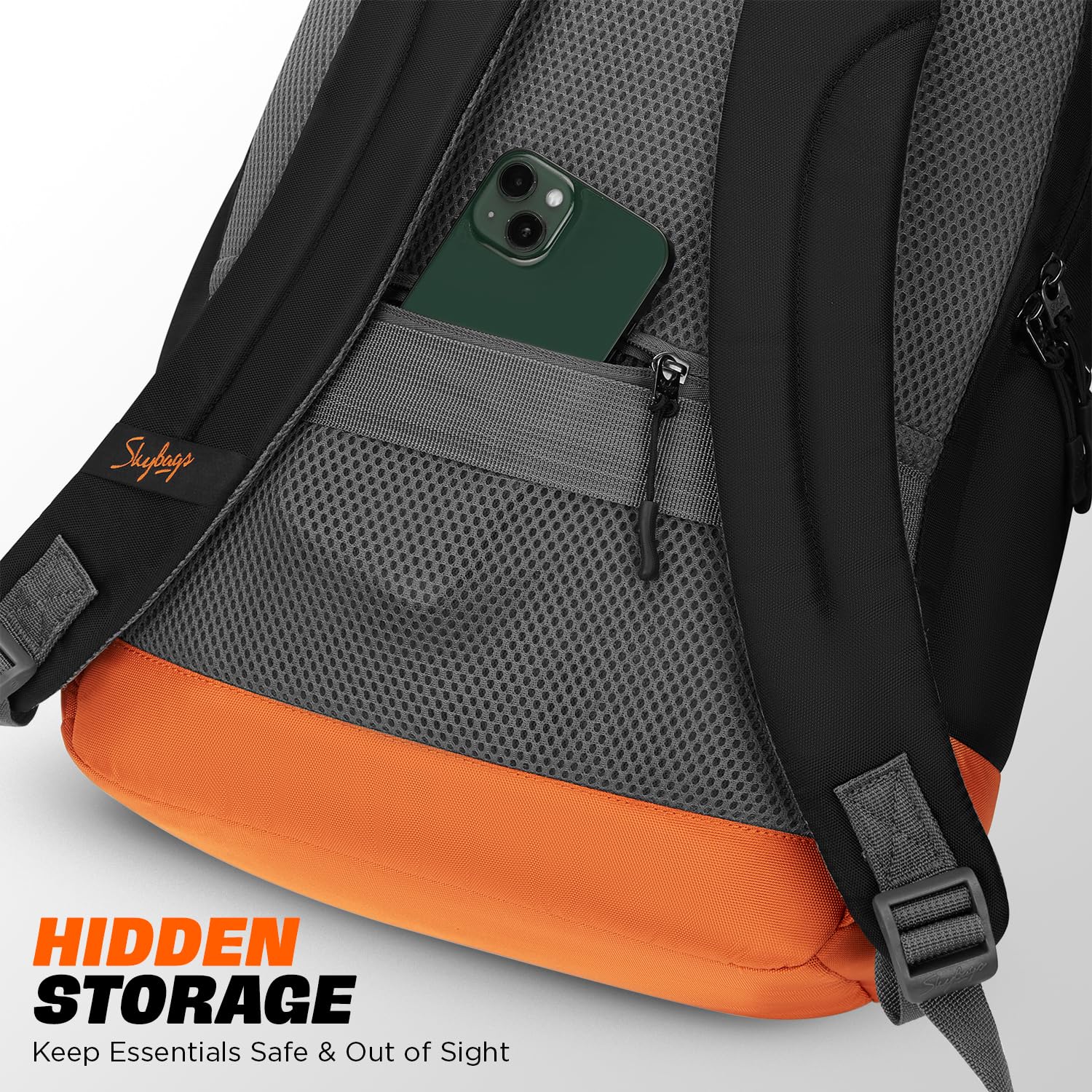 Skybags Nero Laptop Backpack - 20L, Black -6