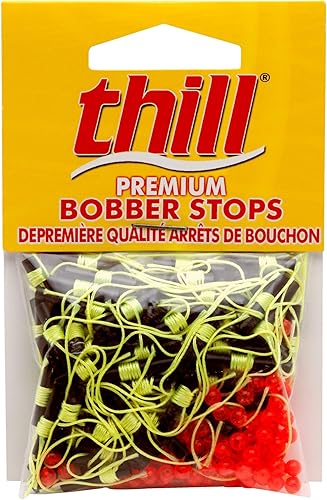 Miniatura 3 de Thill Topes Bobber prémium para flotadores de pesca, equipo de pesca y accesorios, paquete de 40, rosa intenso
