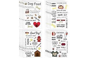 20 Sheets Scrapbook Dog Stickers: Pawsome Phrase Stickers for Dog Lovers' Crafts